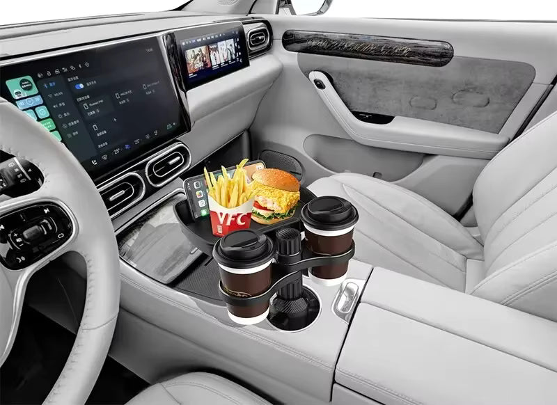 PORTA VASO PARA AUTO CON BANDEJA